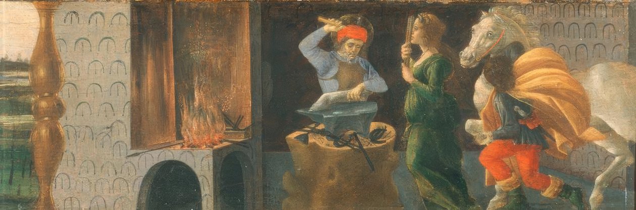 聖エリギウスの奇跡 作： Sandro Botticelli