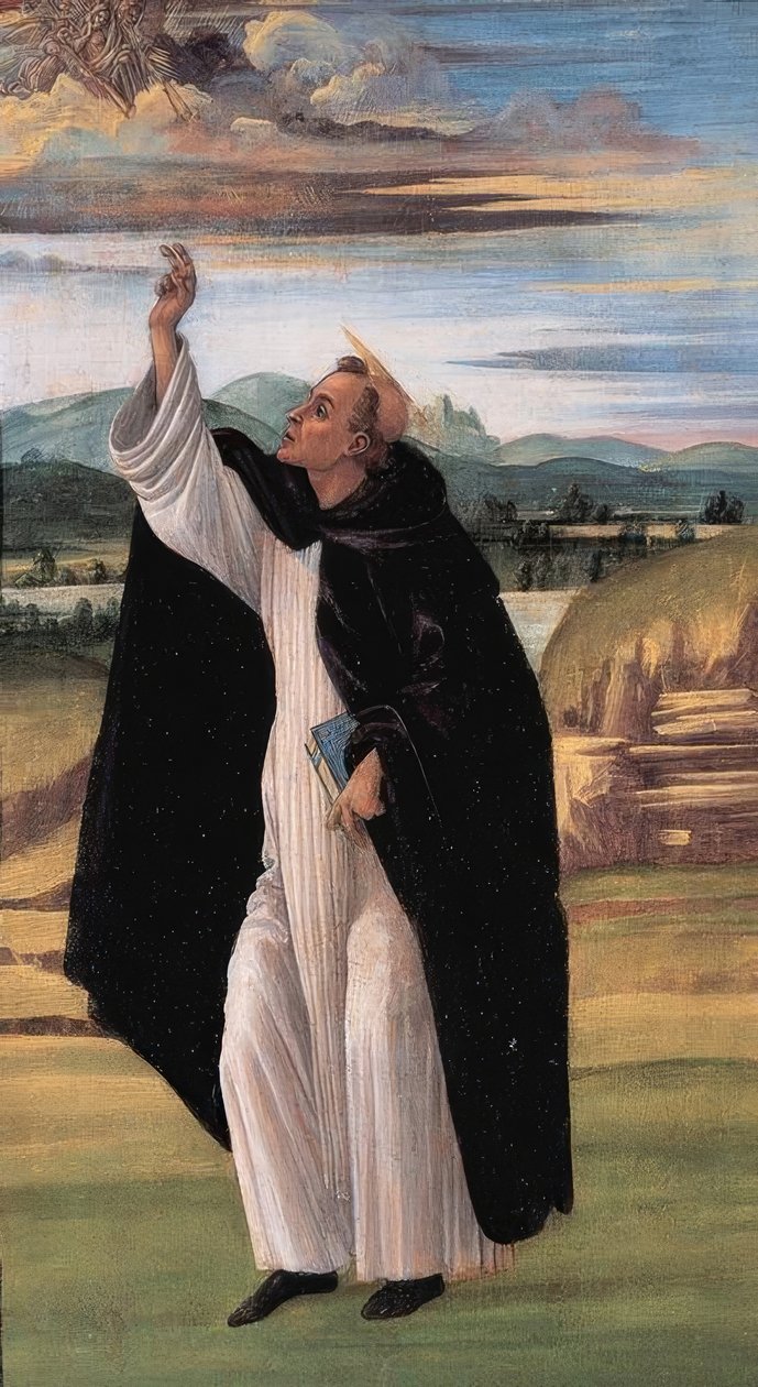 聖ドミニク 作： Sandro Botticelli