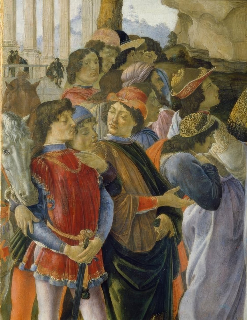 王の崇拝 作： Sandro Botticelli