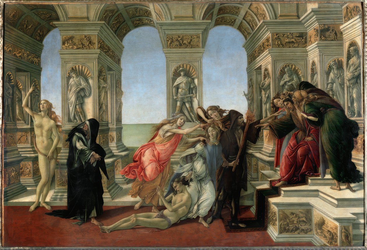 アペレスの名誉毀損 作： Sandro Botticelli