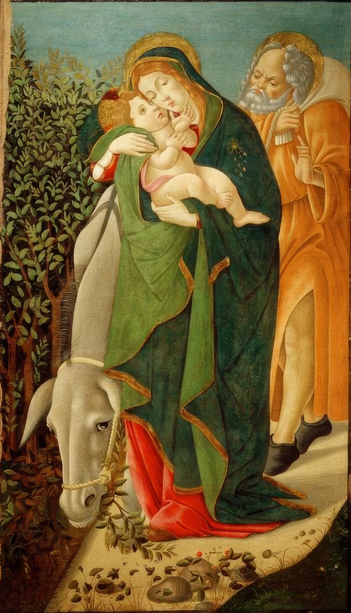 エジプトへの脱出 作： Sandro Botticelli