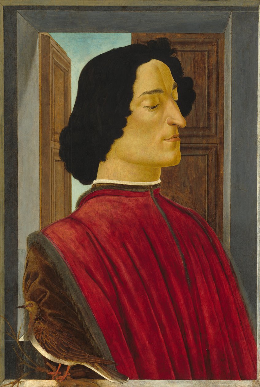 ジュリアーノ・デ・メディチ、c。 14781480。 作： Sandro Botticelli