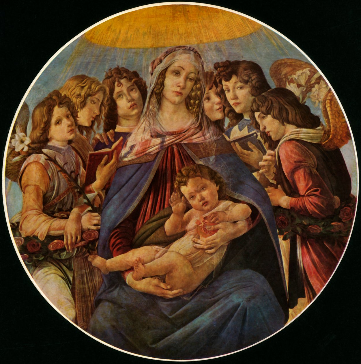 ザクロのマドンナ、c1487、1937。 作： Sandro Botticelli