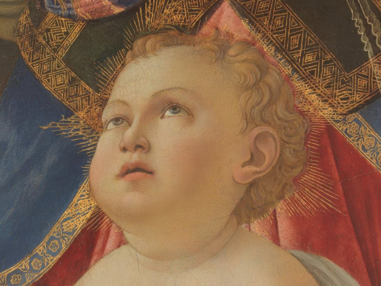 マリアと5人の天使 作： Sandro Botticelli