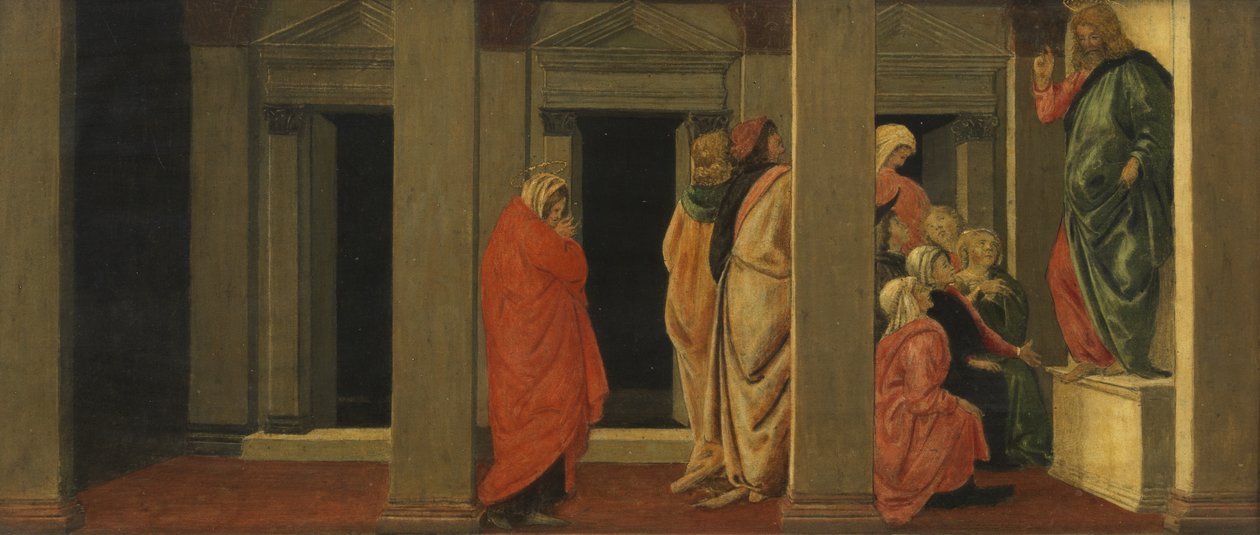 メアリーマグダレンの生涯の場面 作： Sandro Botticelli