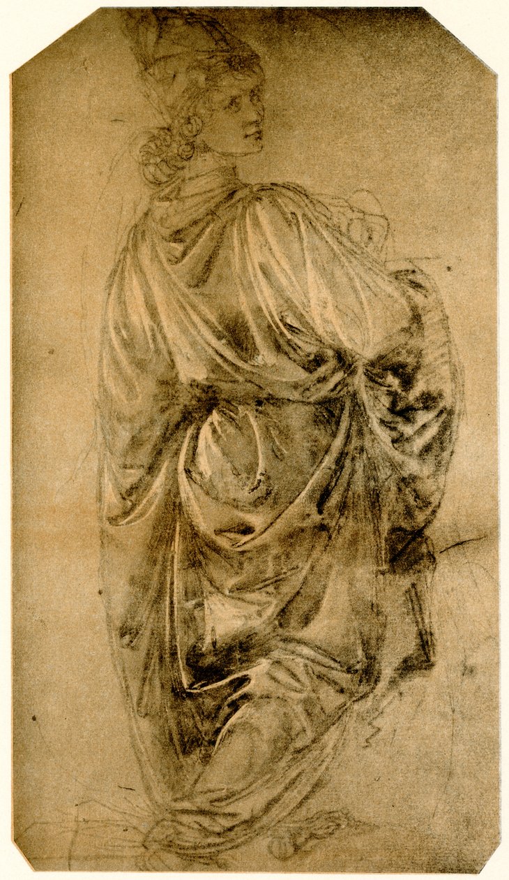 若い男の研究 作： Sandro Botticelli