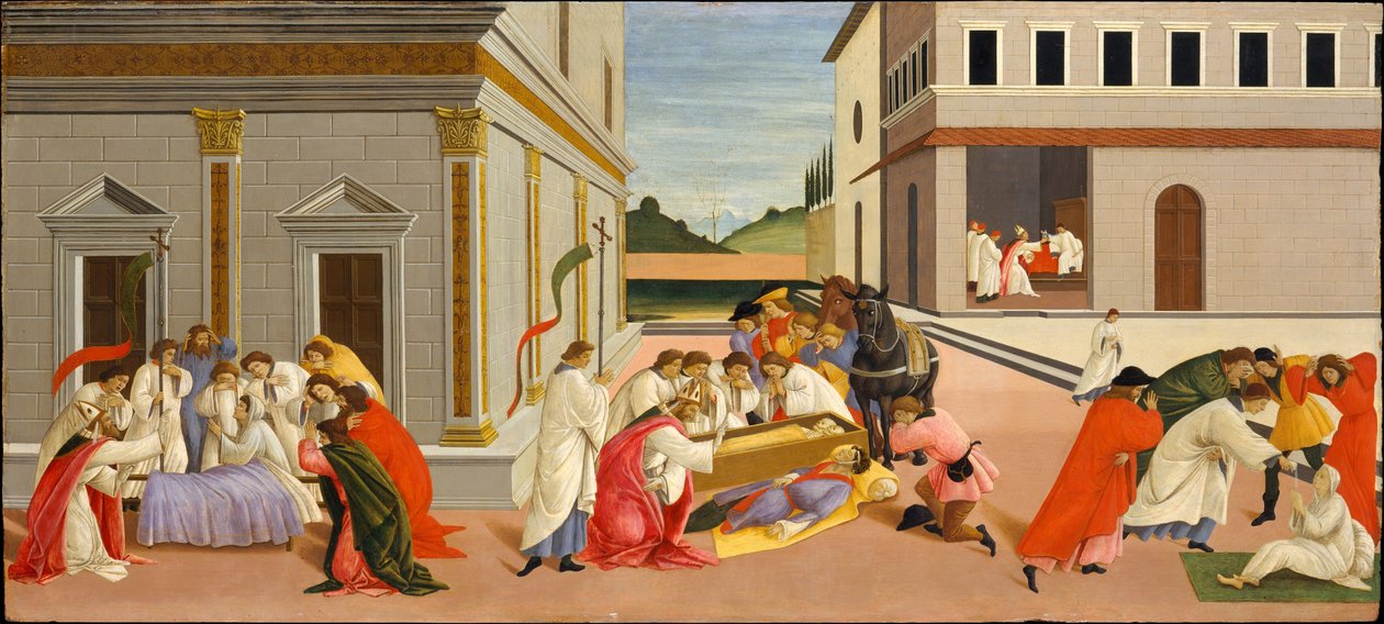聖ゼノビウスの3つの奇跡 作： Sandro Botticelli