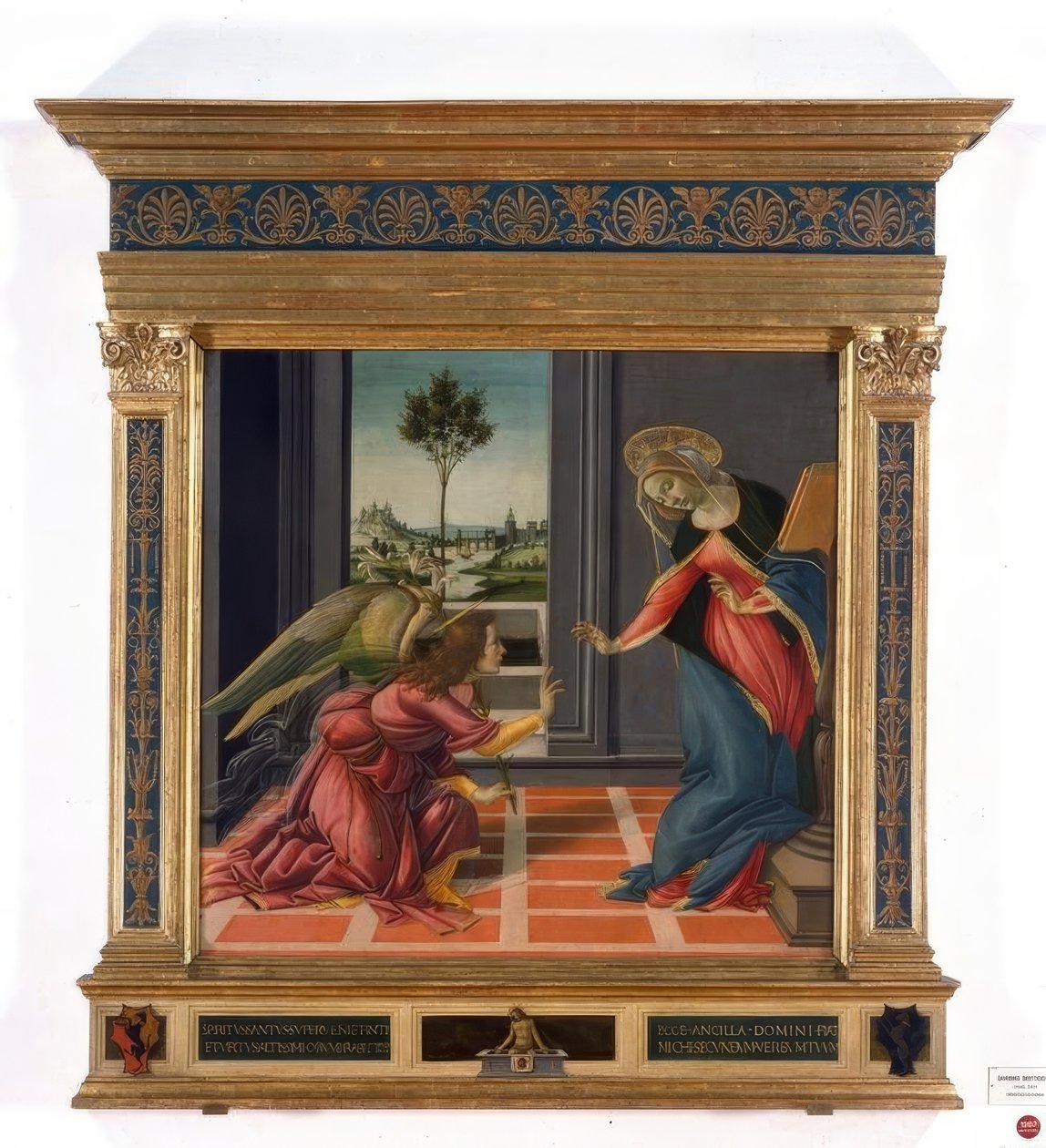 マリアへの受胎告知 作： Sandro Botticelli