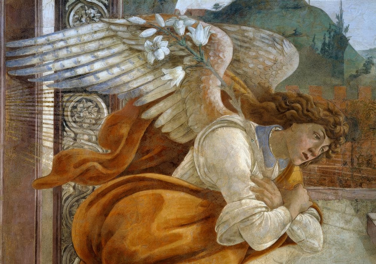 S.Martinoによる受胎告知 作： Sandro Botticelli