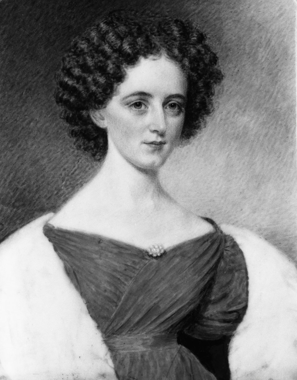 女性の肖像、1830年。 作： サラ・グッドリッジ