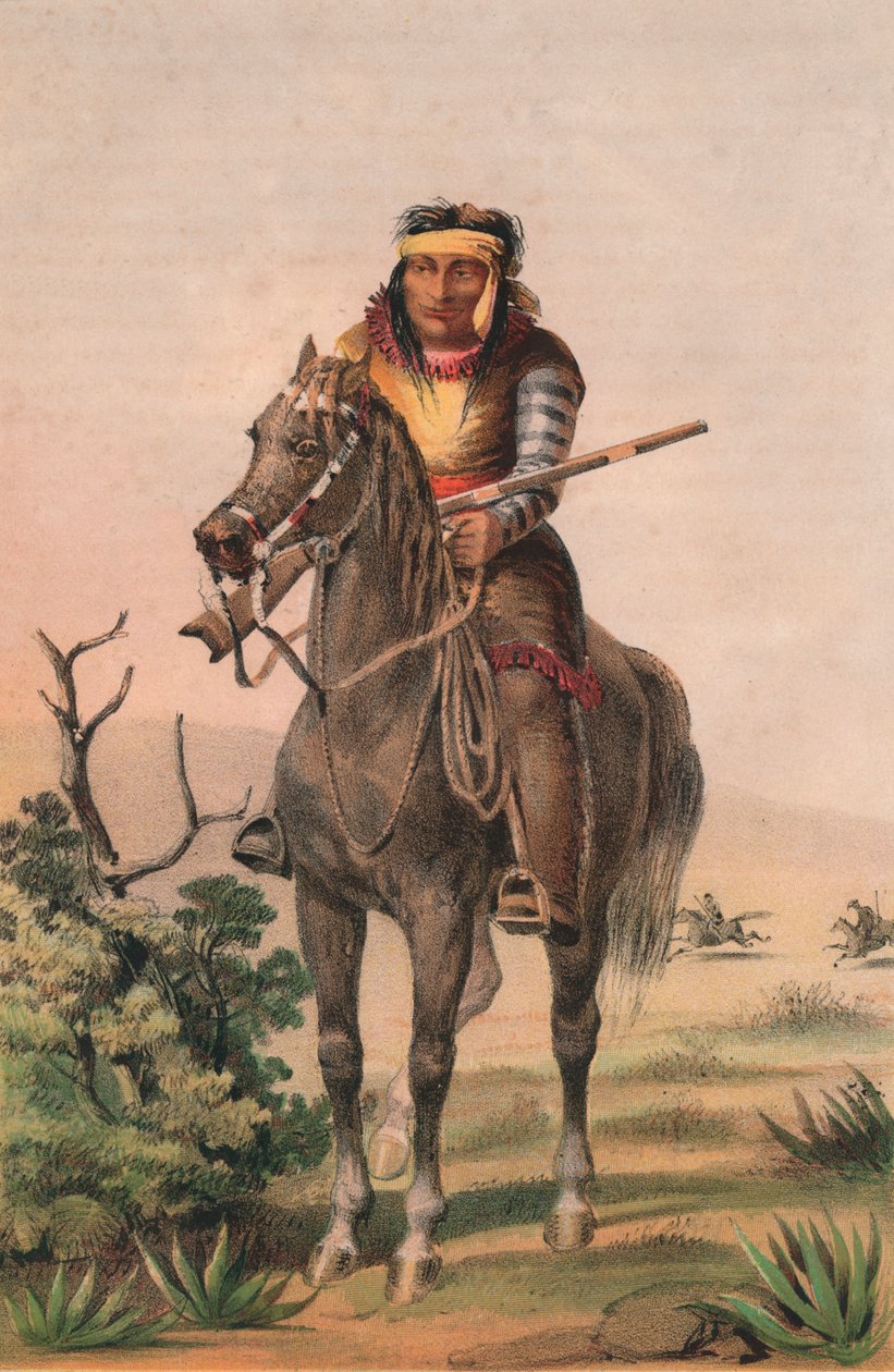 Lipan-Warrior、c1857。 作： サロニーと共同