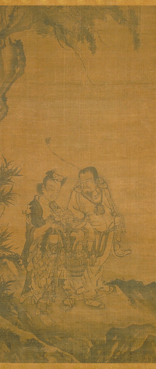 道士の仙人（シルクにインク） 作： 学校の中国語