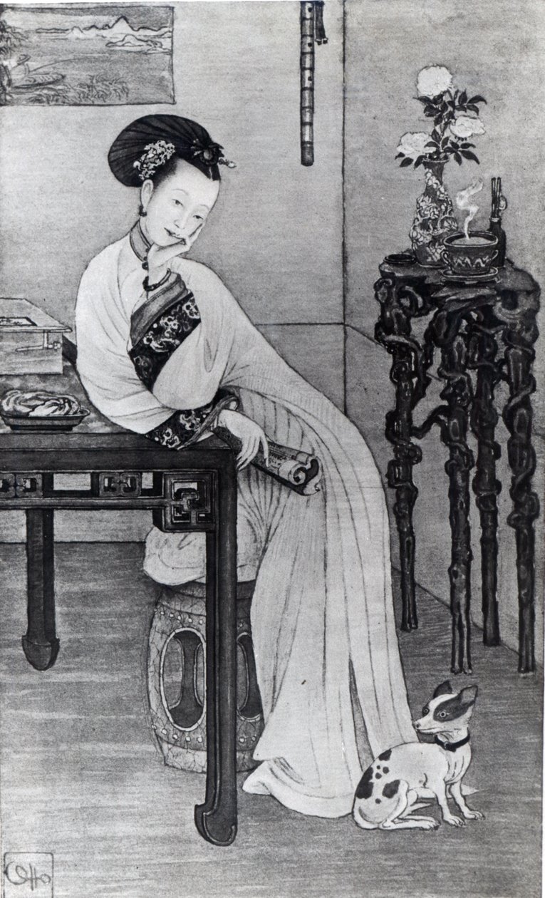 慈禧皇太后（リトグラフ 作： 学校の中国語