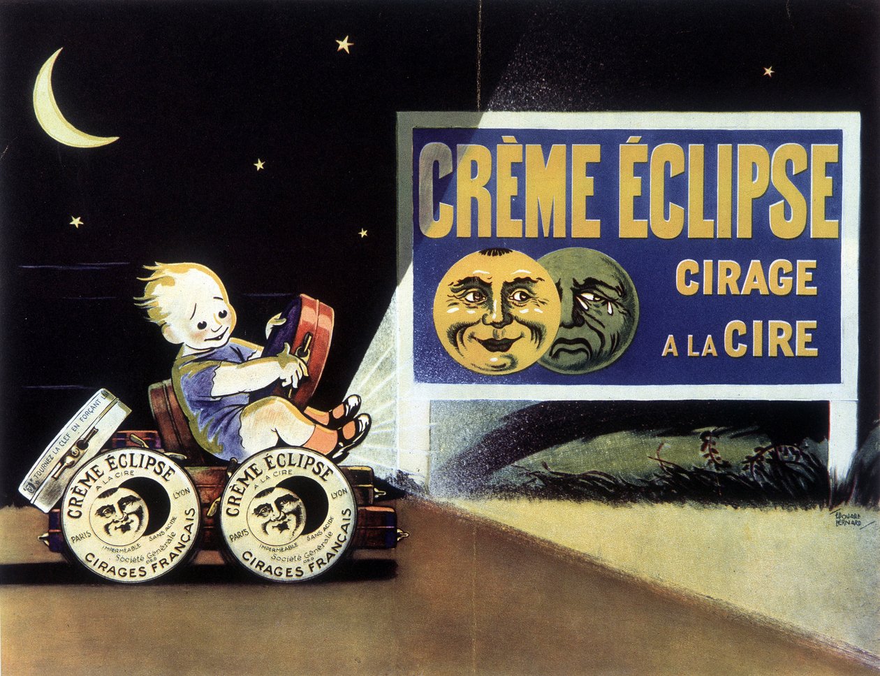 ワックス研磨の広告 "Eclipse Creme" 作： 学校フランス語