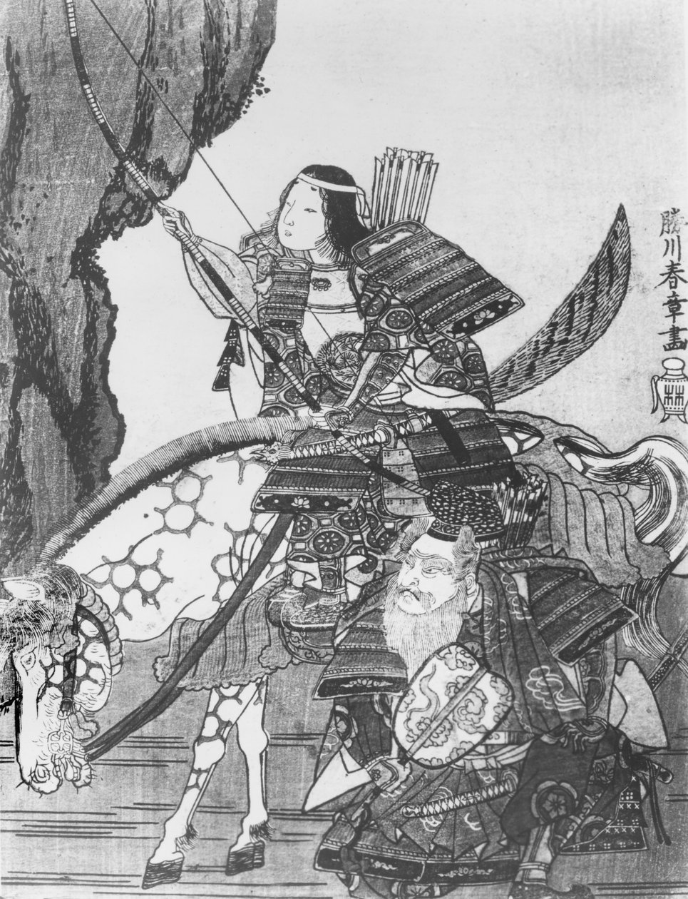 神功皇后(リトグラフ) 作： 日本語学校