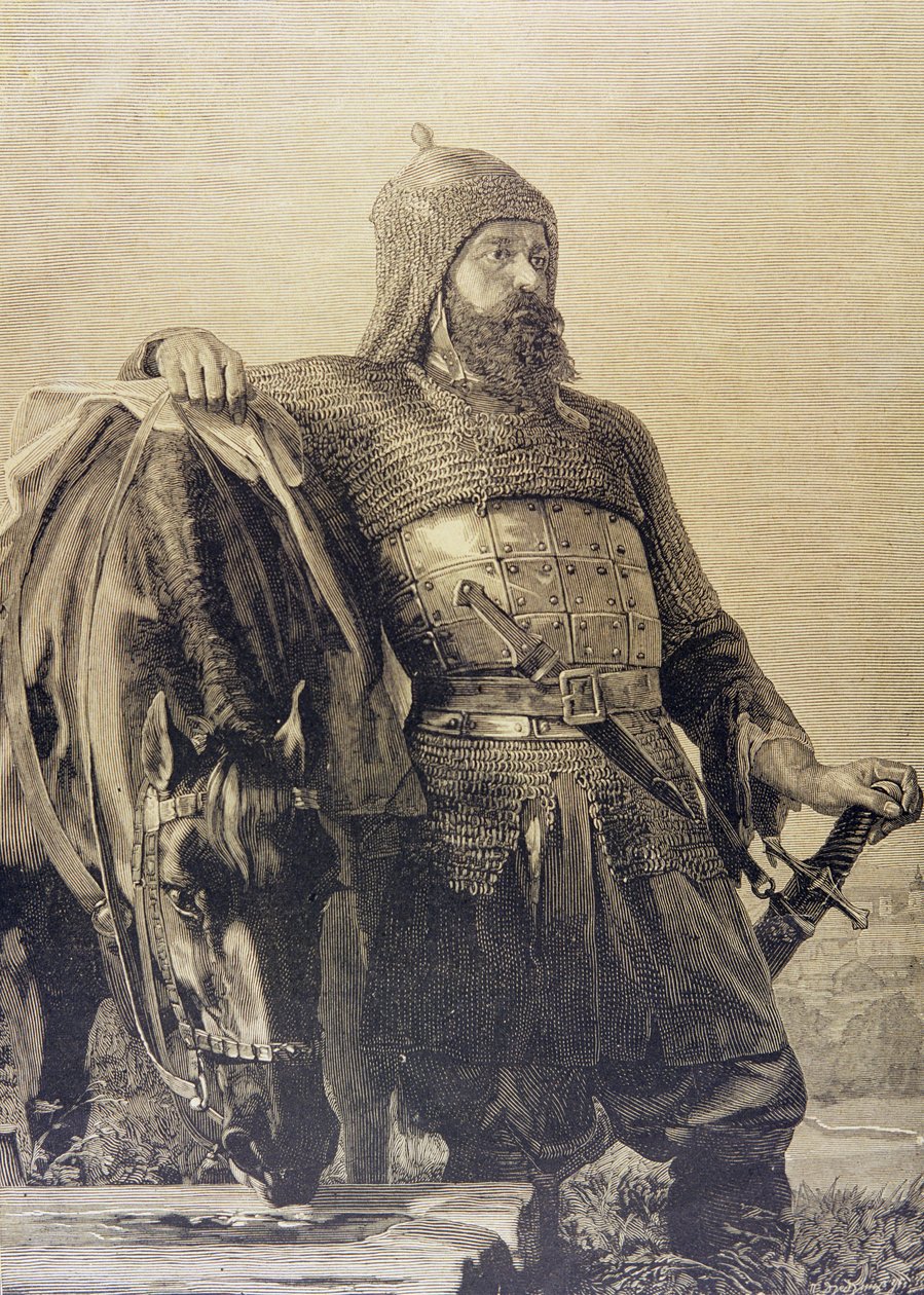彼の馬を持つロシアの兵士 作： 学校ロシア語