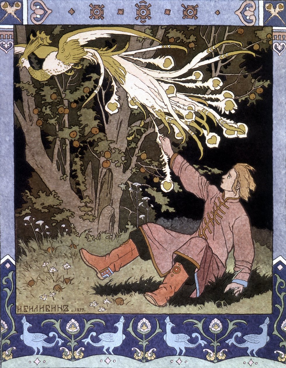 物語「火の鳥」 - ロシアのイラスト 作： 学校ロシア語