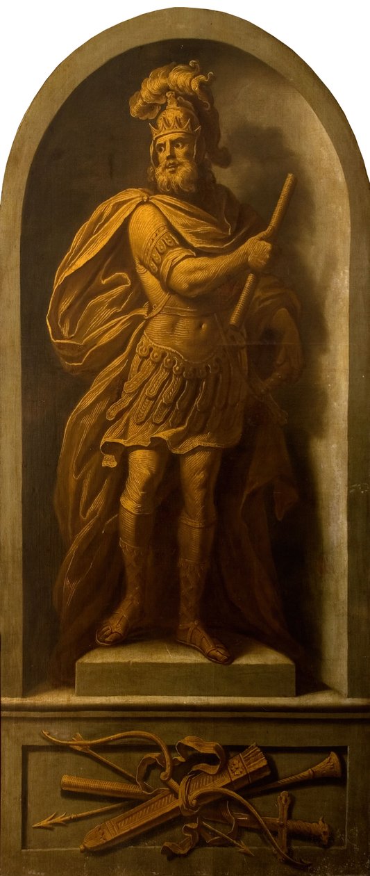 戦士、1710年。 作： ゴドフリー・ネラーの学校