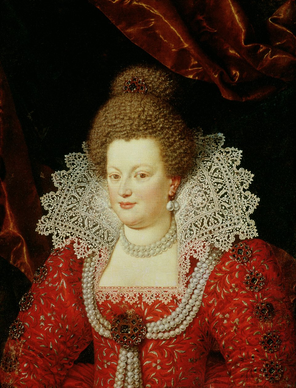 マリー・ド・メディチの肖像（1573-1642） 作： シピオーネプルゾン