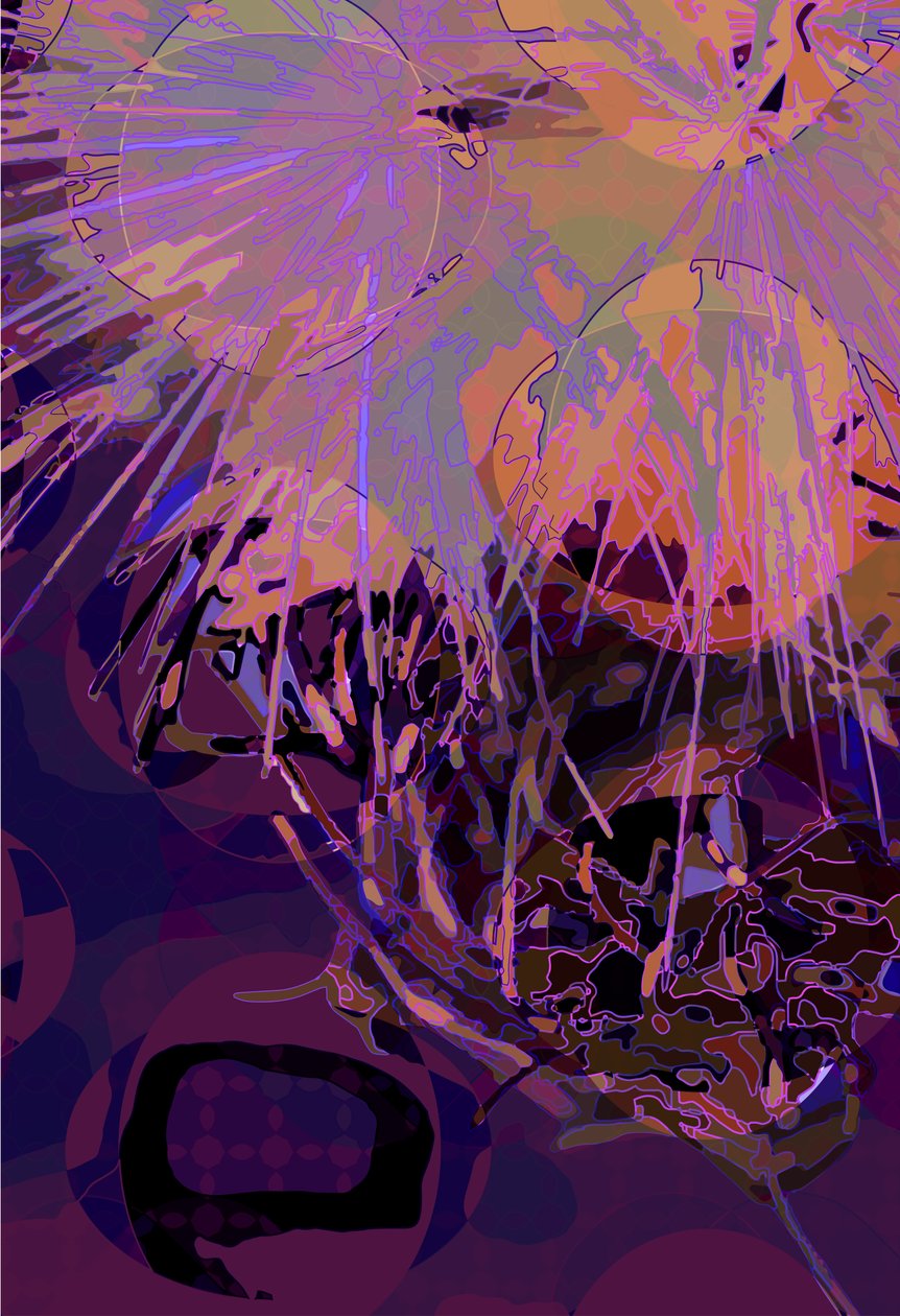Artichoke_abst_vert10(デジタル) 作： スコット・J・デイビス