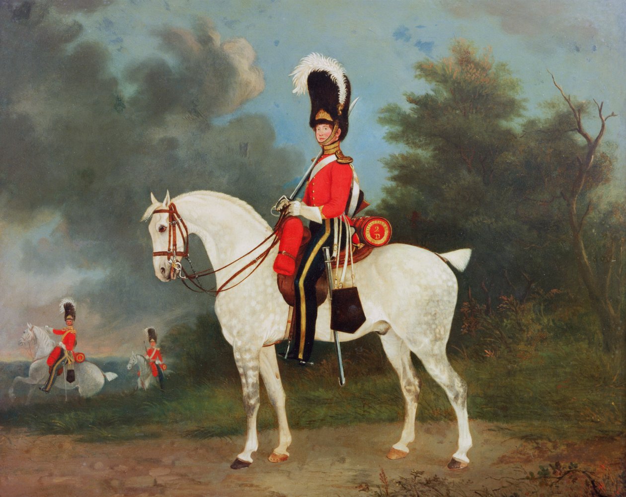 ウォレス軍曹、ロイヤルスコッツグレイズ（2番目の竜騎士団）1832 作： スコットランドの学校