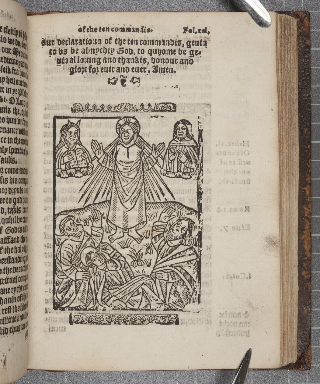 Fol 91、Catechisme、1552年 作： スコットランドの学校