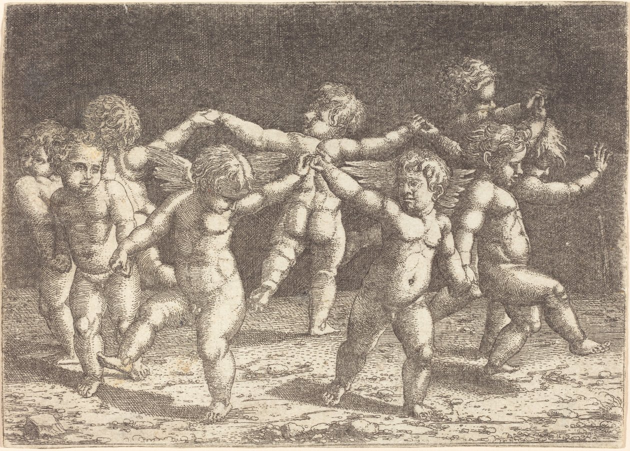 愛の神々の舞 作： Sebald Beham