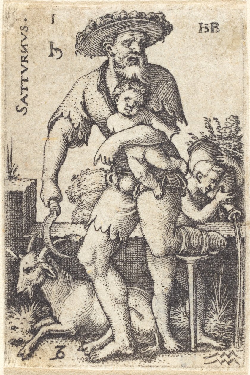 土星 作： Sebald Beham