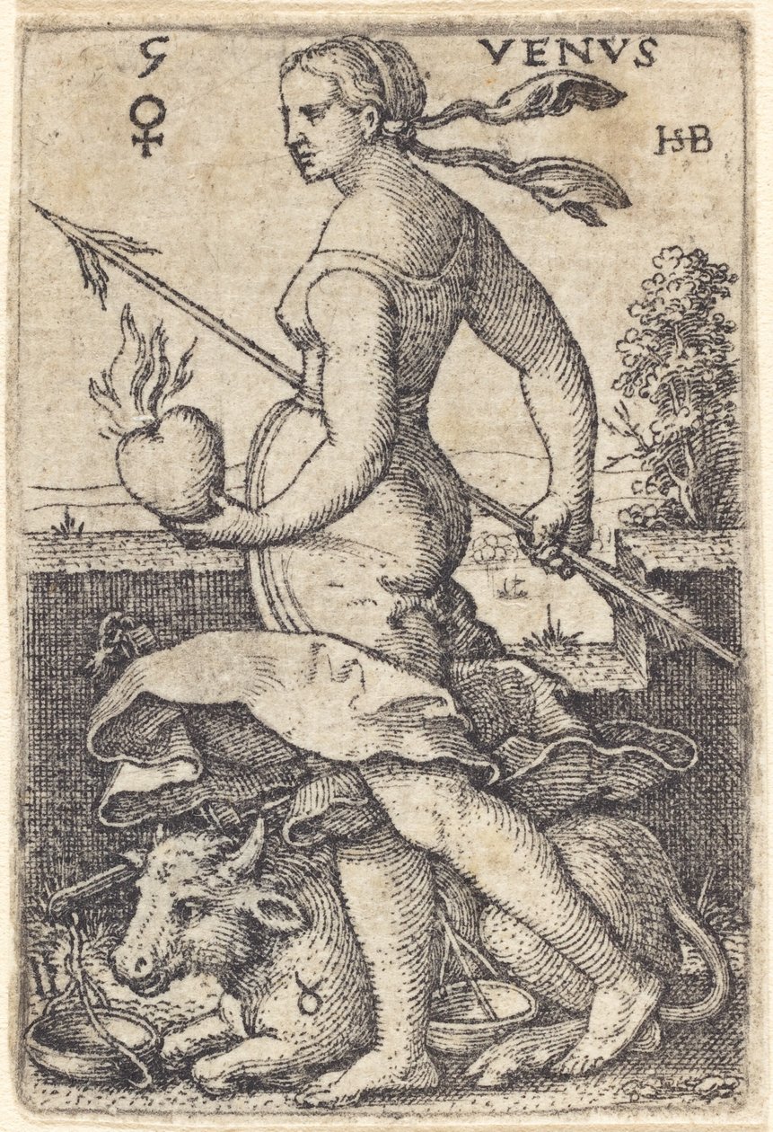 金星 作： Sebald Beham