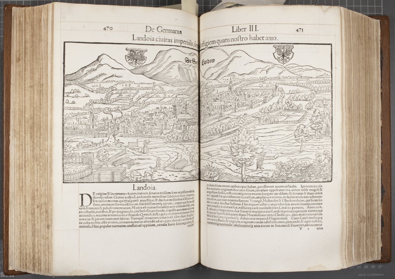 Cosmographia、Fol 470-471、1544 作： セバスチャン・ミュンスター