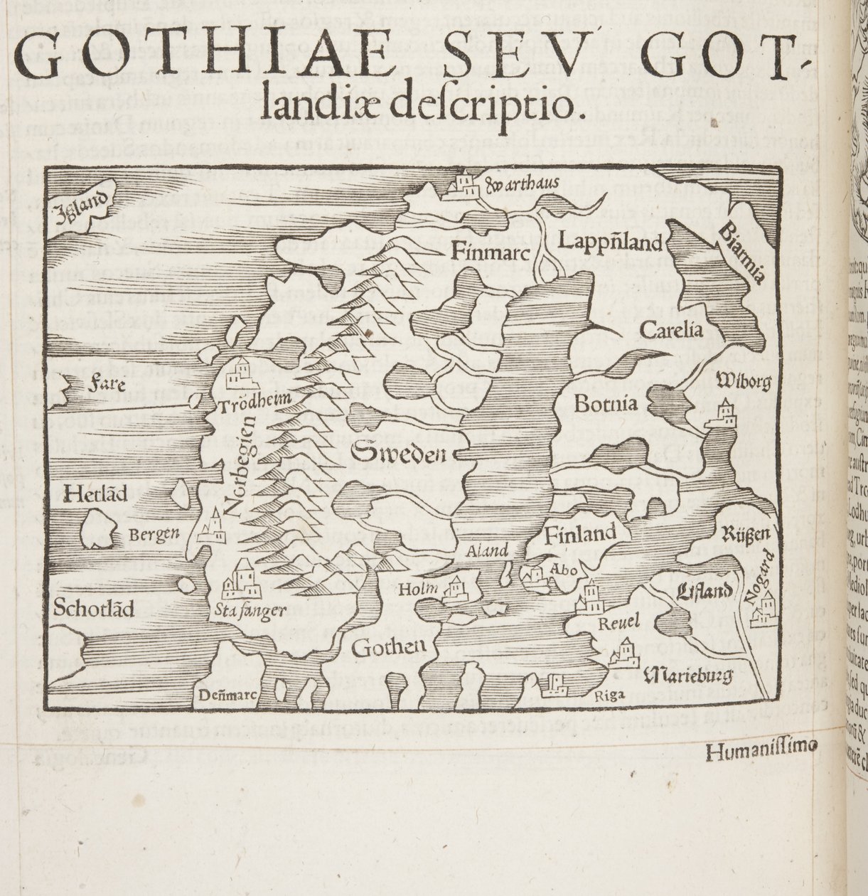 Cosmographia、Fol 830、1544 作： セバスチャン・ミュンスター