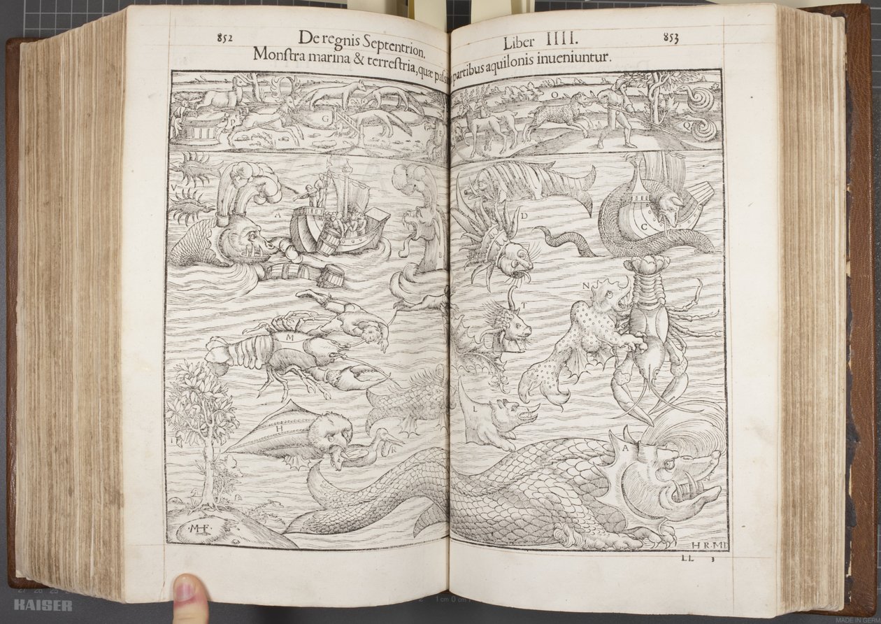 Cosmographia、Fol 852-853、1544 作： セバスチャン・ミュンスター