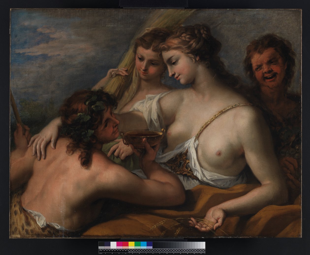 バッカスとセレス、1710年以降 作： セバスティアーノ・リッチ