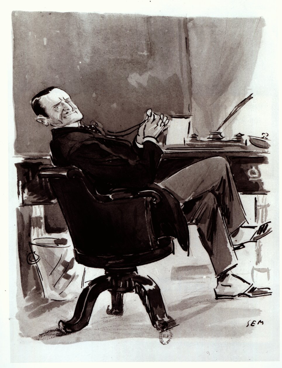 ジョルジュ・コートライン（1858-1929） 作： セム