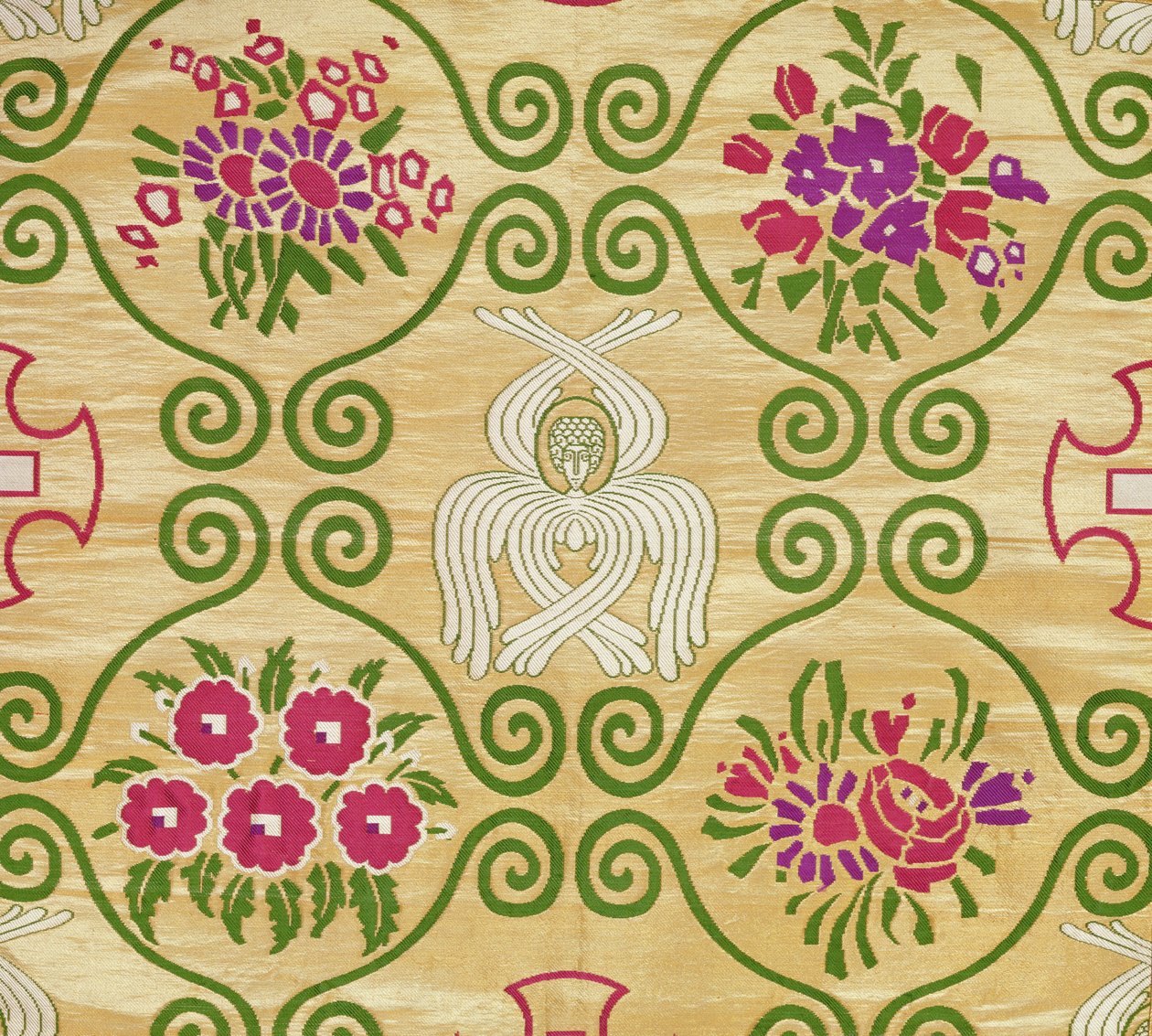 Olovyanishnikov Manufactory Gold Brocade、20世紀初頭（テキスタイル） 作： セルゲイ・ヴァシコフ