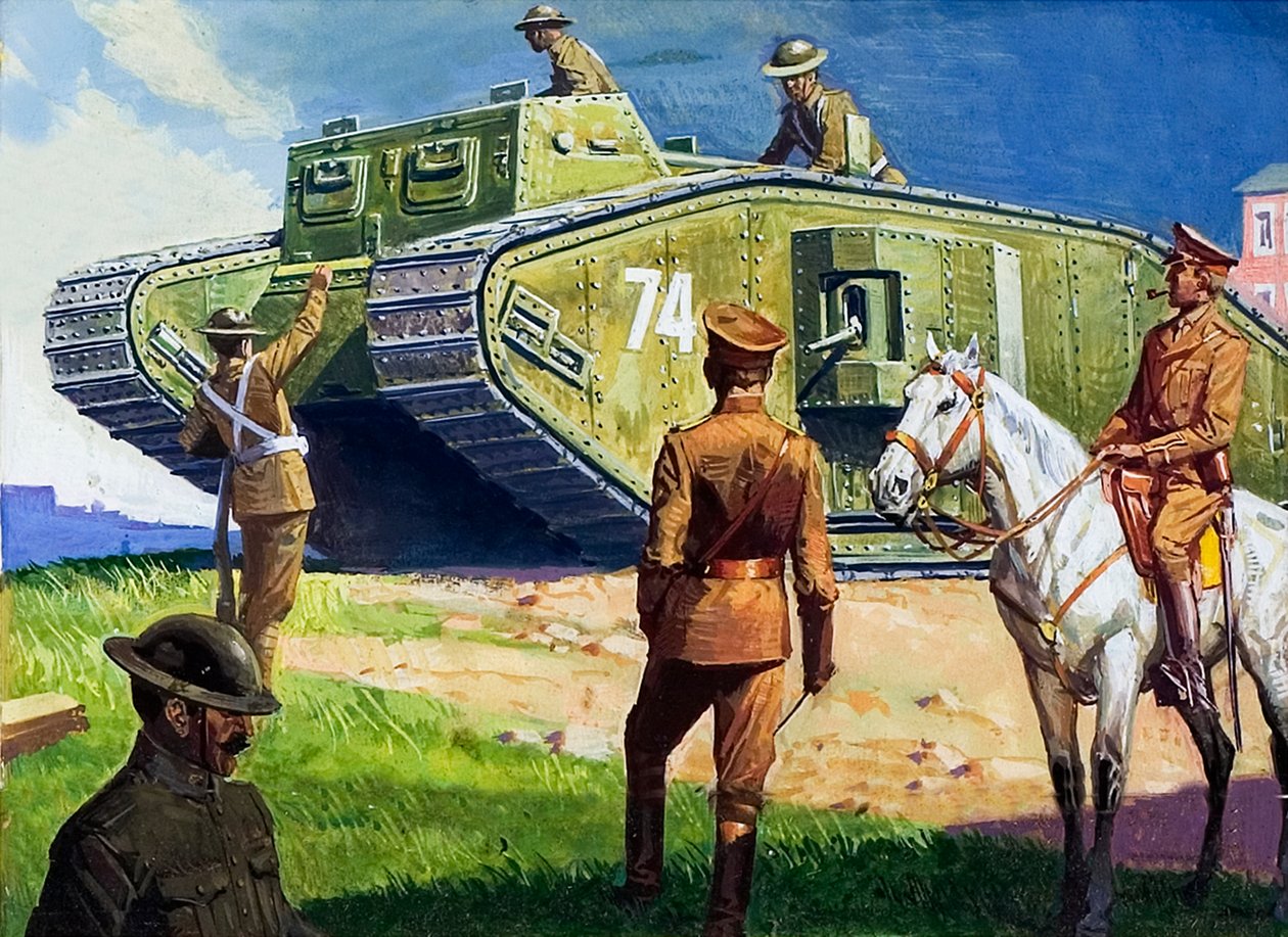 西部戦線の戦車 作： セヴェリーノ・バラルディ