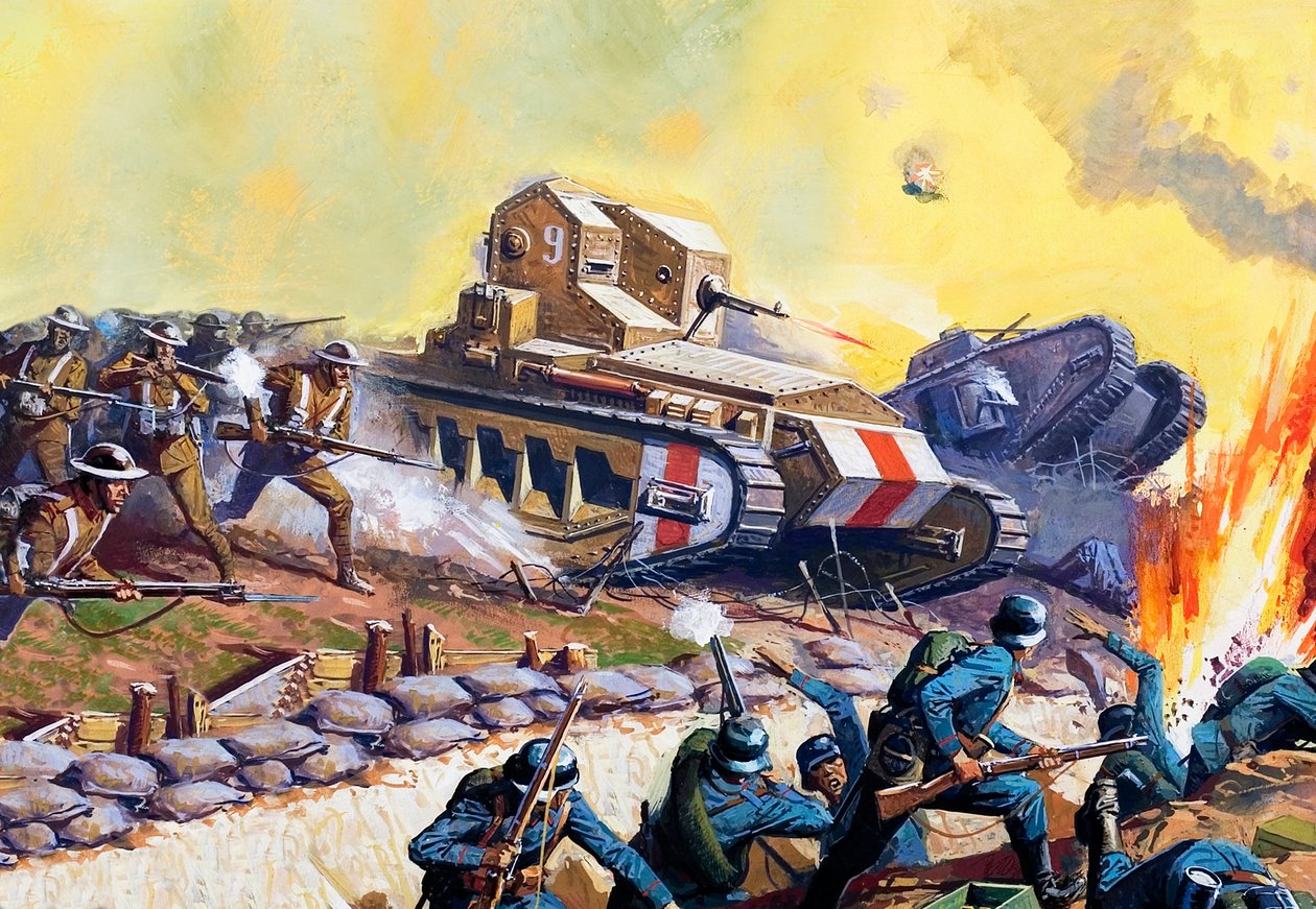 西部戦線の戦車 作： セヴェリーノ・バラルディ