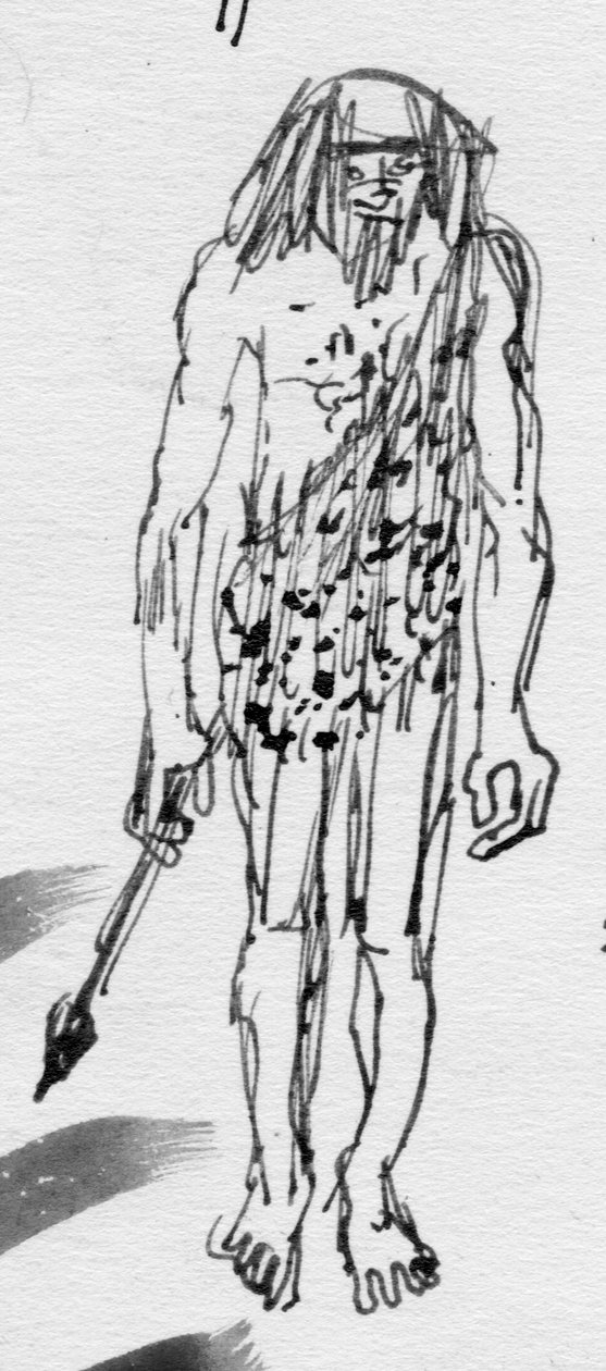 穴居人、c1950。 作： シャーリー・マーカム