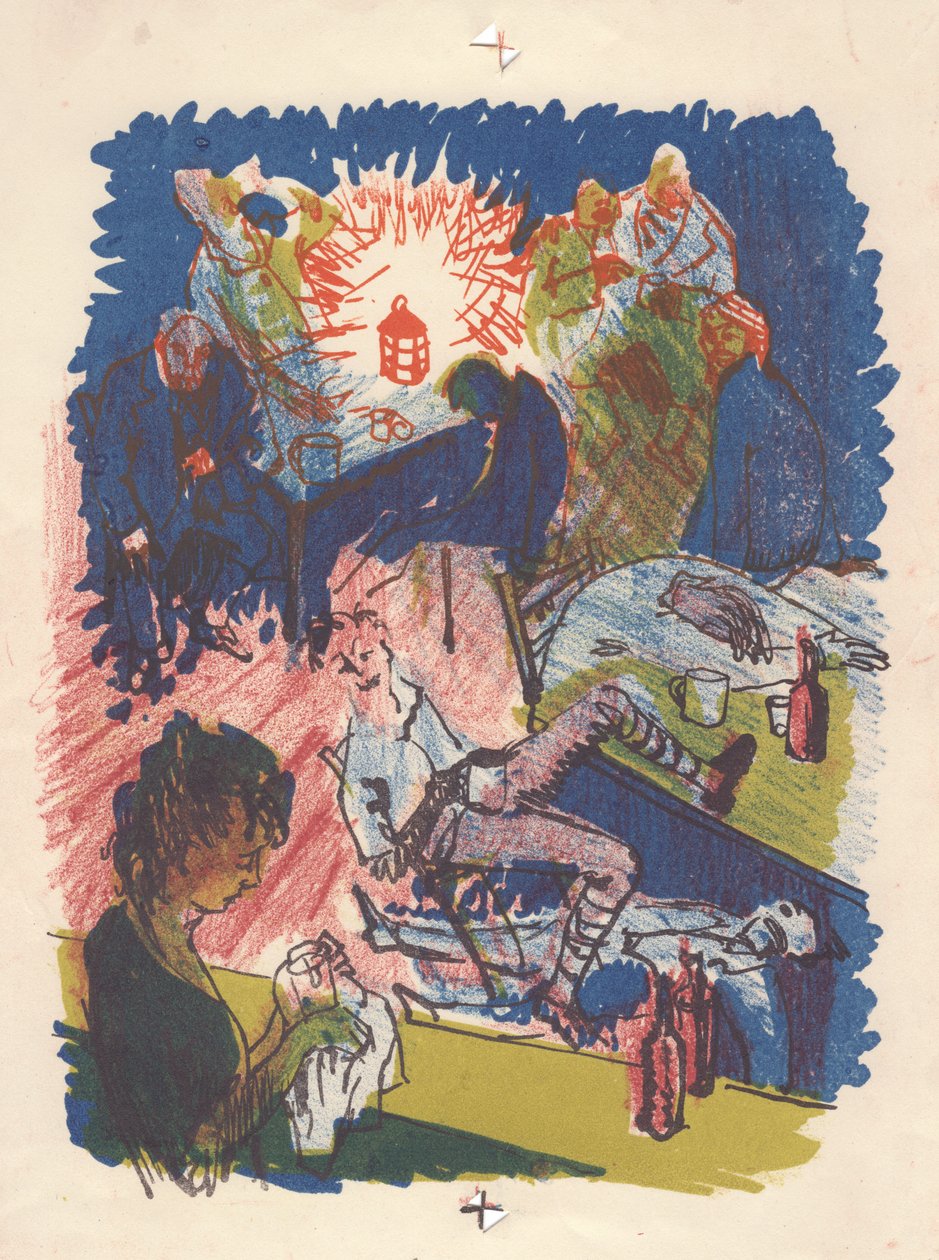 ジャマイカ インの内部、1952 年。 作： シャーリー・マーカム