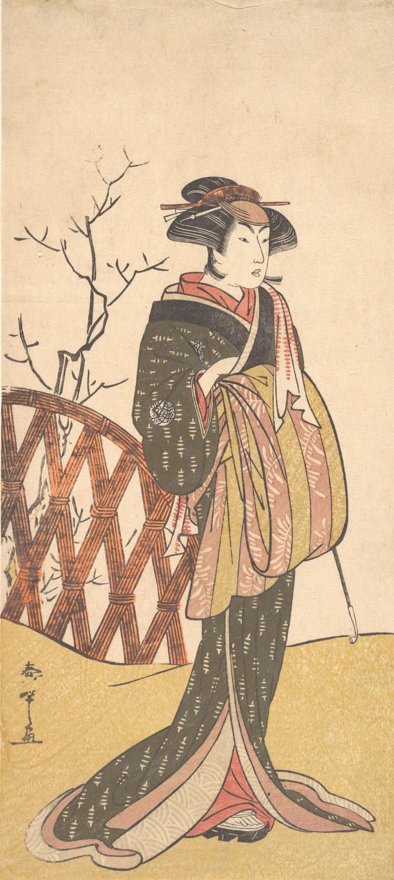 中村 りこ、 １７７４。 作： 春章