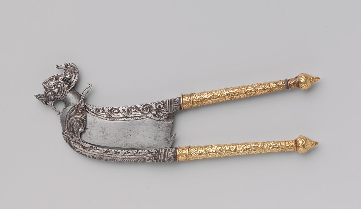ビートルナッツカッター 1690～1720年頃（鉄・金 作： シャムの学校