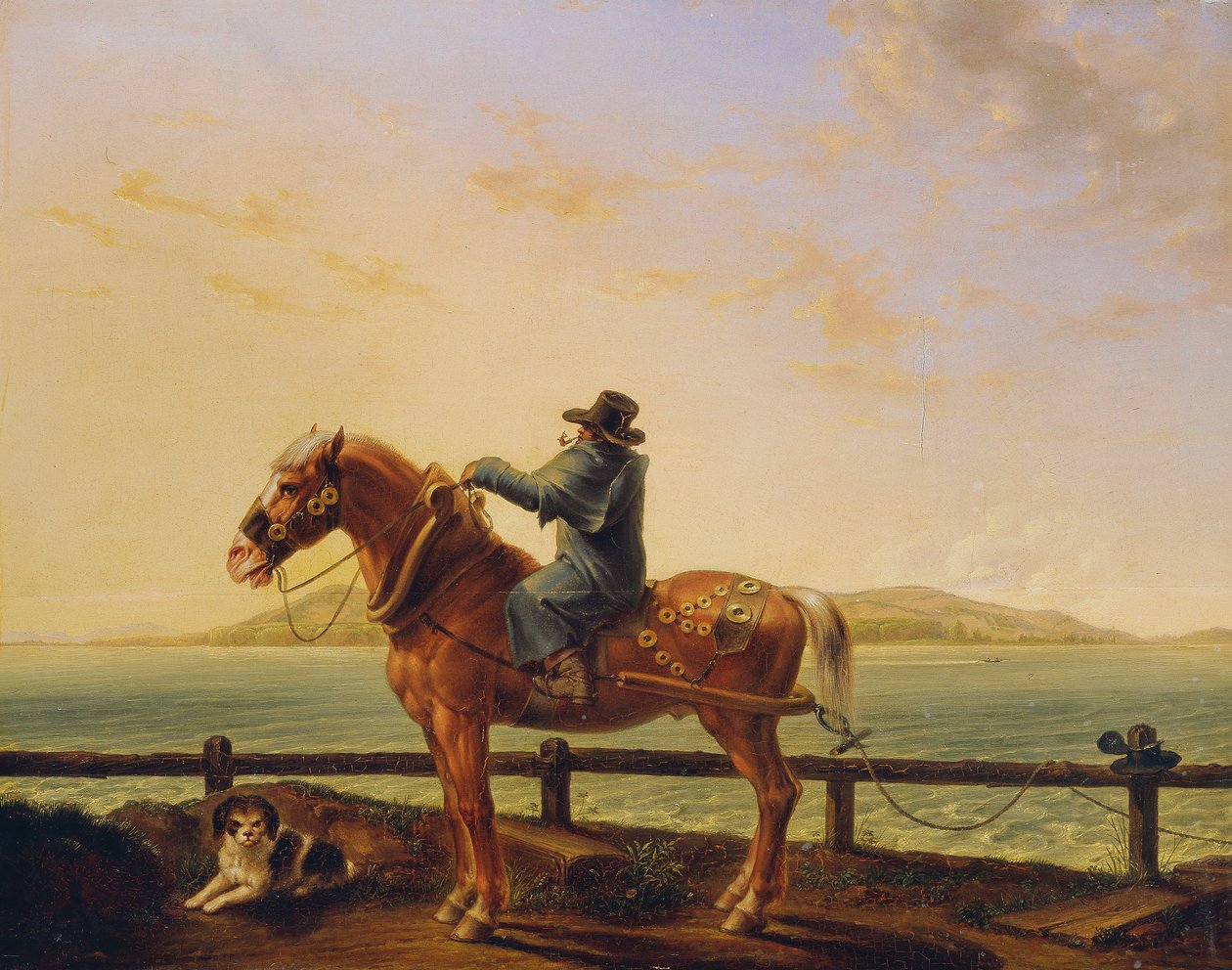 船の引き手 作： Sigmund Ferdinand von Perger