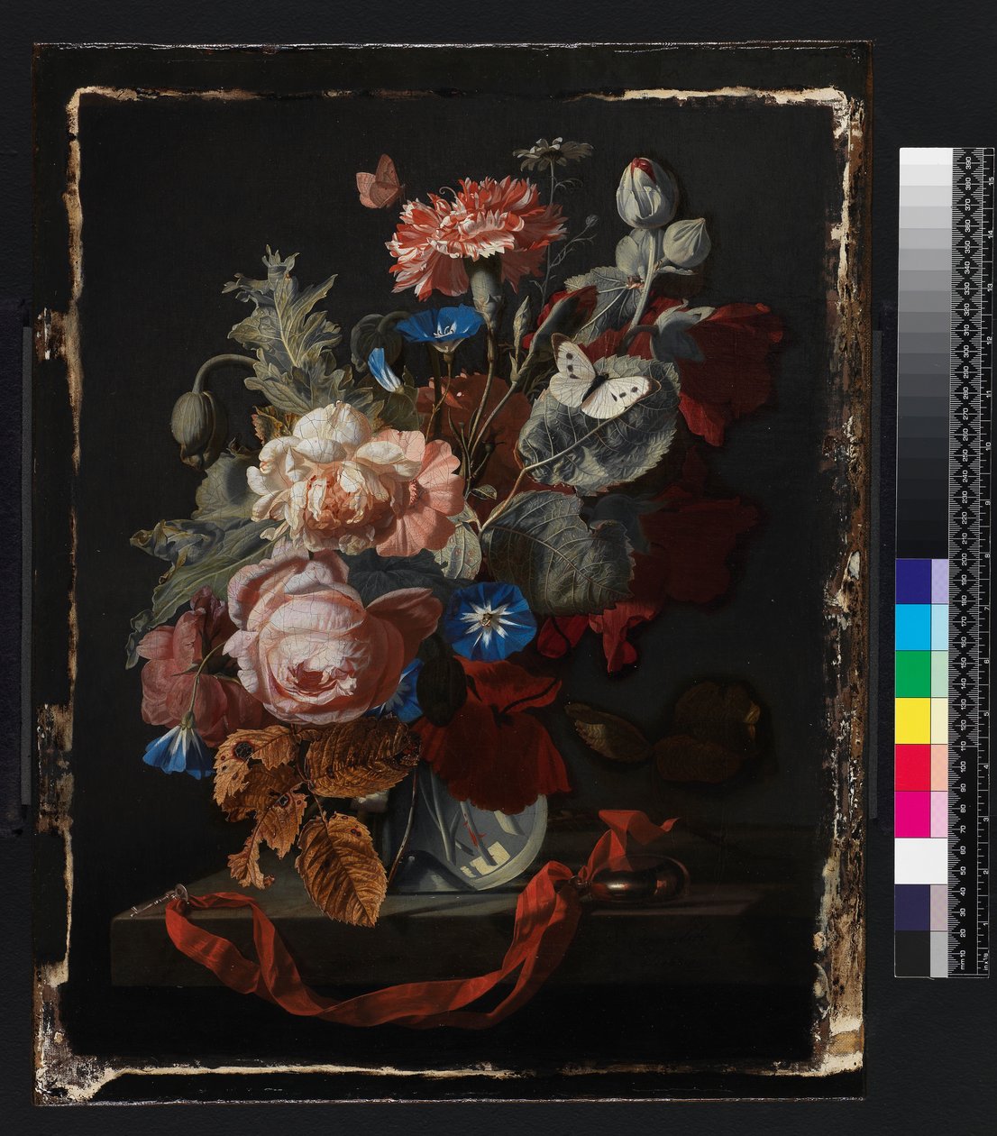 花瓶、1669 作： サイモン・ピーテルズ・フェルスト