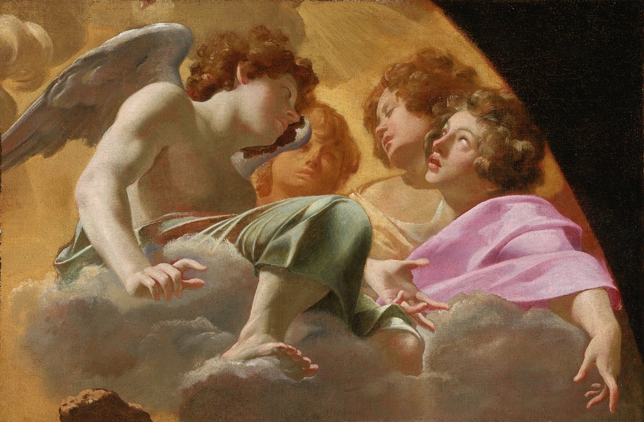 聖ペテロの祭壇画のモデル、1625 作： サイモン・ヴエ