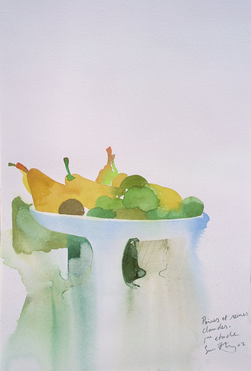 ポワール、クローズ王妃たち I, 2002 （水彩画） 作： サイモン・フレッチャー