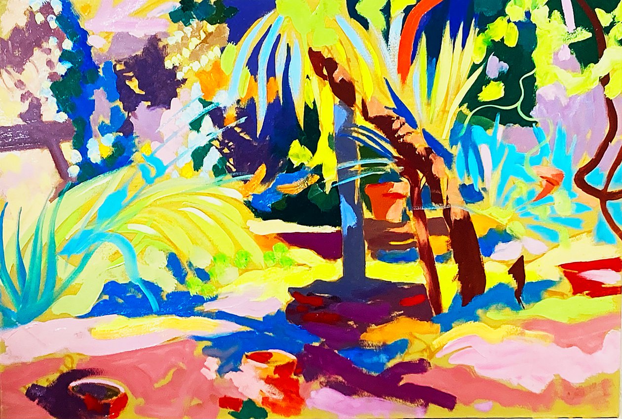野生の夏（油彩・板） 作： サイモン・フレッチャー