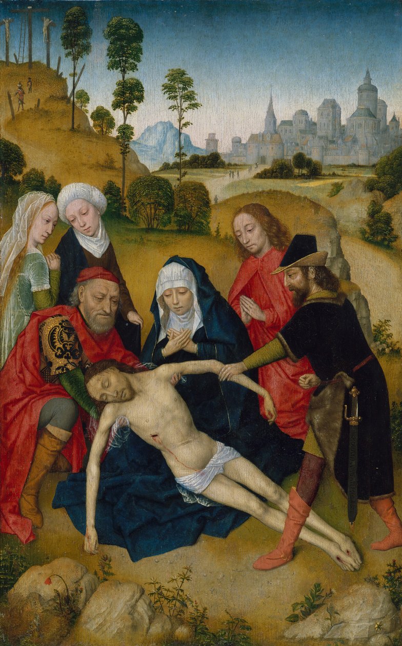 キリストの嘆き、ca。 1473年。 作： サイモン・マーミオン