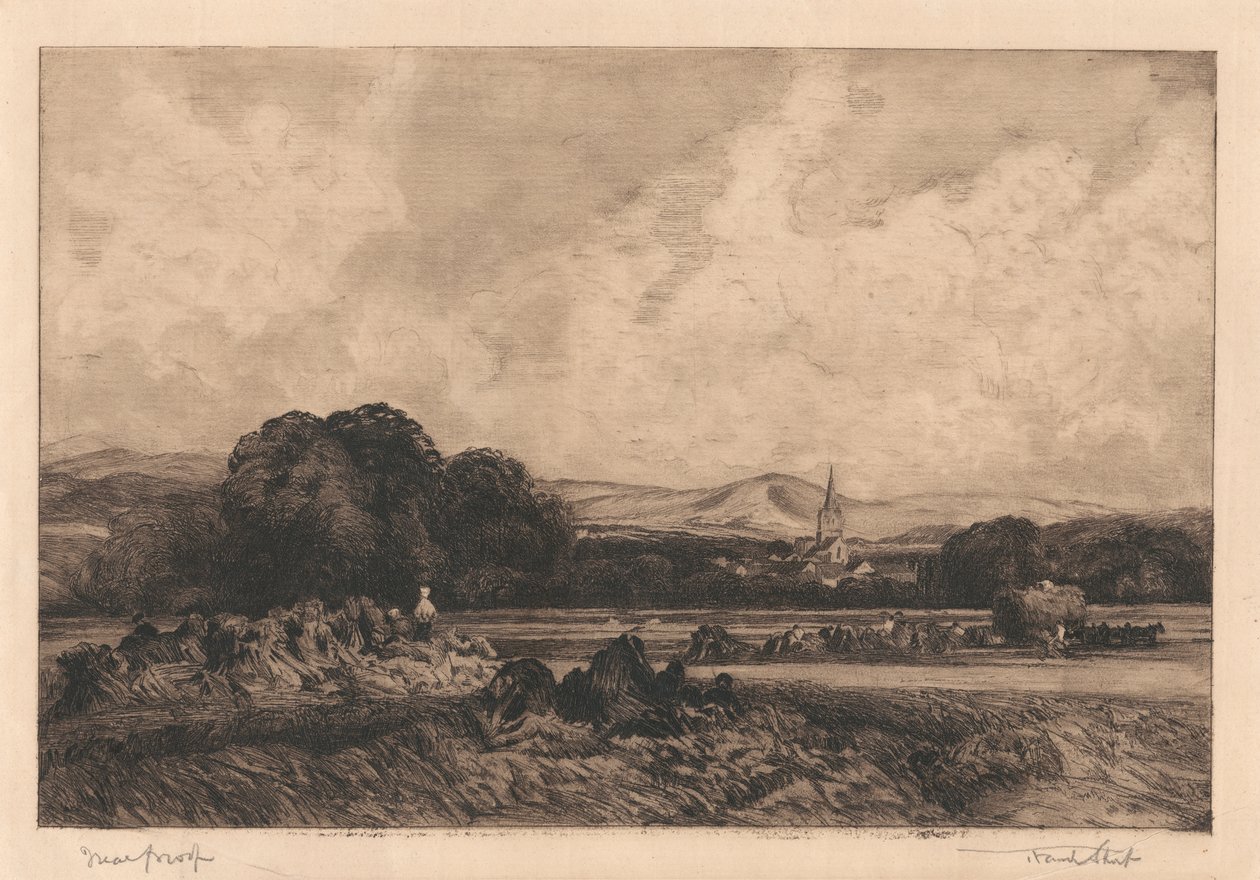 Cornfield Ivinghoe 作： フランク・ショート卿
