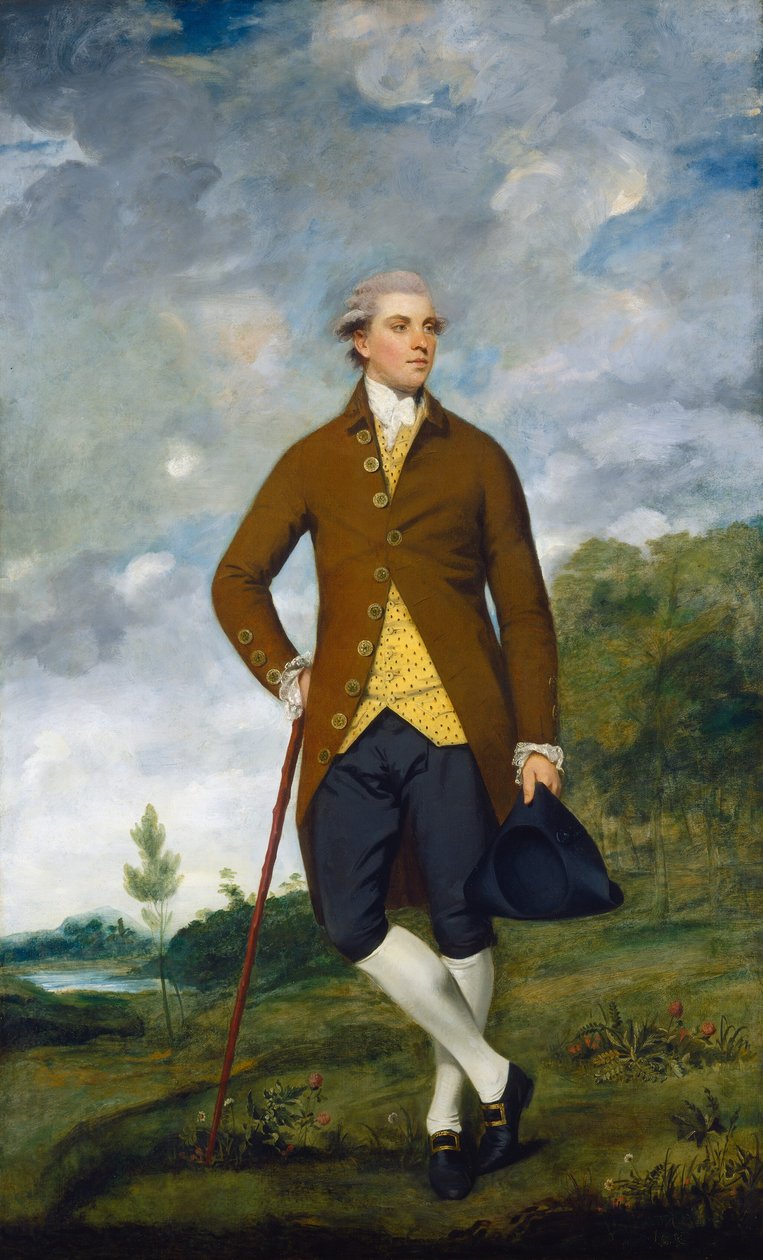 ジョン・ムスターズ、1777-c。 1780年。 作： ジョシュア・レイノルズ卿