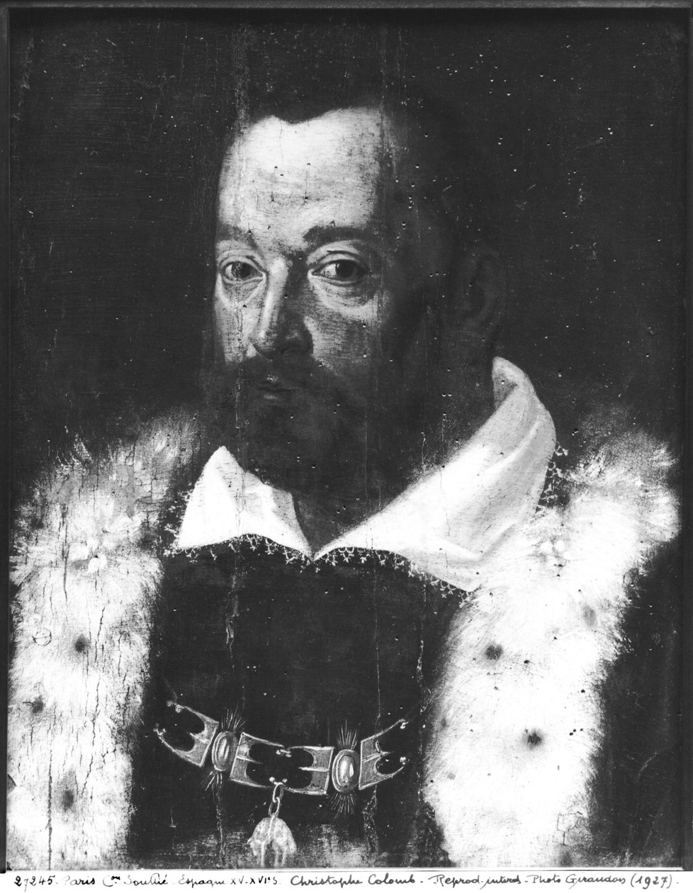 クリストファー・コロンバスの肖像（1450-1506） 作： スペイン語学校